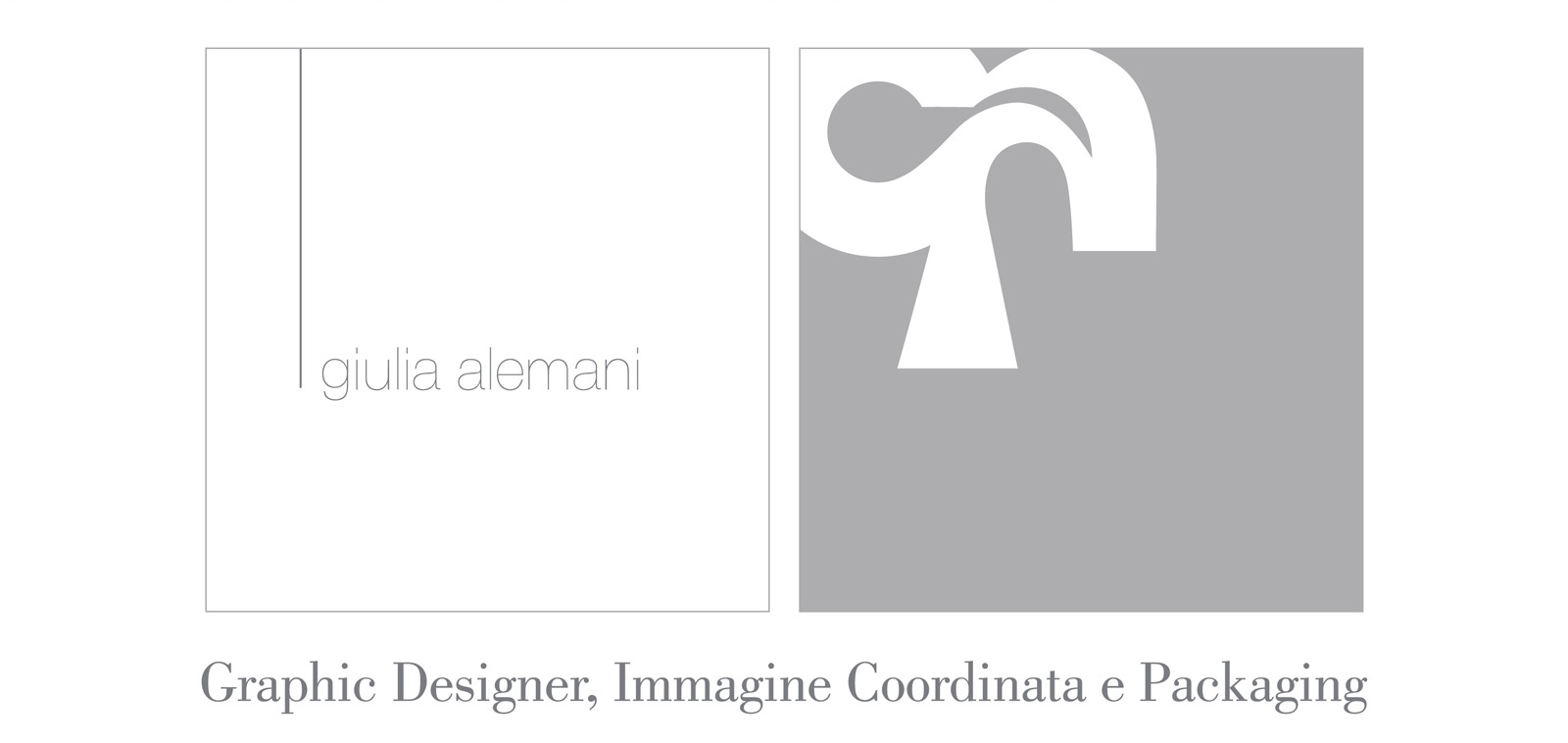 Giulia Alemani Graphic Design